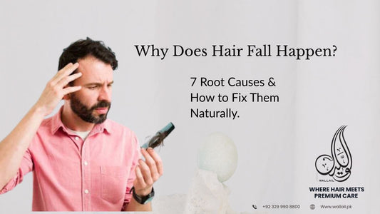 Why Does Hair Fall Happen 7 Root Causes & How to Fix Them Naturally.